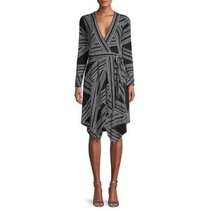 NWT BCBGMAXAZRIA Asymmetric Wrap Dress